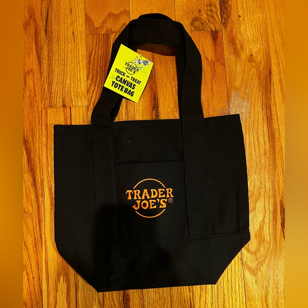 Trader Joe’s mini Tote black Halloween bag